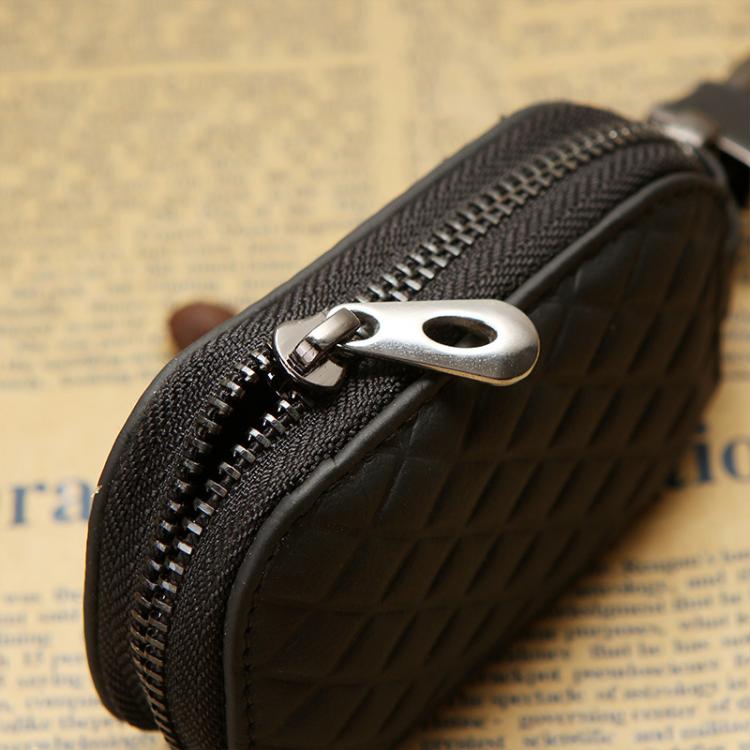 Microfiber Leather Universal Car Key Case Protective Cover(Black) - Car Key Cases by buy2fix | Online Shopping UK | buy2fix
