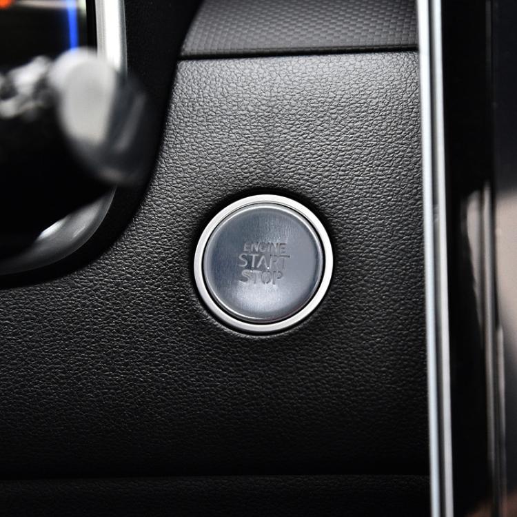 For Hyundai Tucson / Elantra 2021-2023 One-key Start Engine Key Ignition Switch Button Protective Cover(Blue) - Decoration Rings by buy2fix | Online Shopping UK | buy2fix