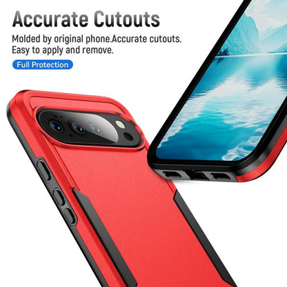 For Google Pixel 10 Pioneer Armor Heavy Duty PC + TPU Phone Case(Red+Black) - Google Cases by buy2fix | Online Shopping UK | buy2fix