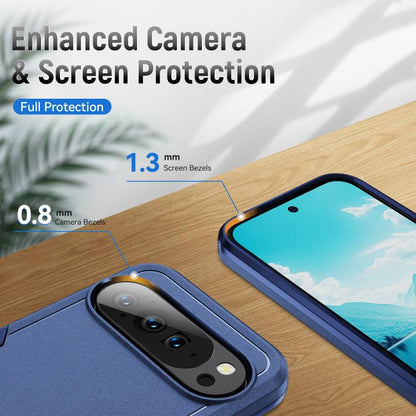 For Google Pixel 10 Pioneer Armor Heavy Duty PC + TPU Phone Case(Blue) - Google Cases by buy2fix | Online Shopping UK | buy2fix