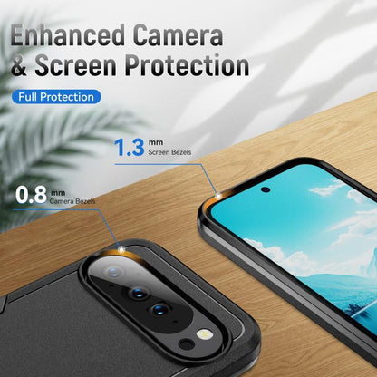 For Google Pixel 10 Pro Pioneer Armor Heavy Duty PC + TPU Phone Case(Black) - Google Cases by buy2fix | Online Shopping UK | buy2fix