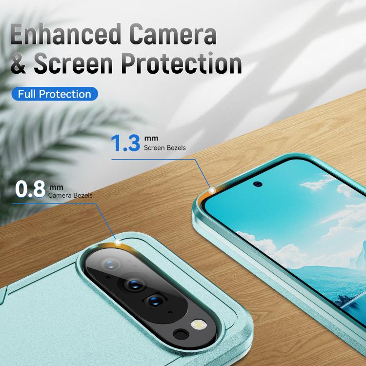 For Google Pixel 10 Pro Pioneer Armor Heavy Duty PC + TPU Phone Case(Green) - Google Cases by buy2fix | Online Shopping UK | buy2fix