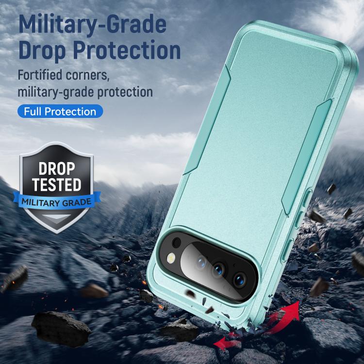 For Google Pixel 10 Pro Pioneer Armor Heavy Duty PC + TPU Phone Case(Green) - Google Cases by buy2fix | Online Shopping UK | buy2fix