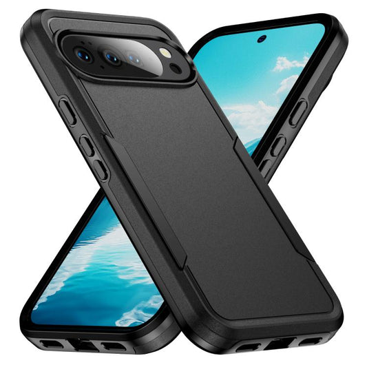 For Google Pixel 10 Pro XL Pioneer Armor Heavy Duty PC + TPU Phone Case(Black) - Google Cases by buy2fix | Online Shopping UK | buy2fix