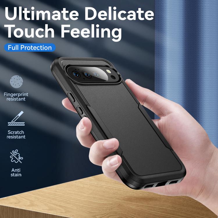 For Google Pixel 10 Pro XL Pioneer Armor Heavy Duty PC + TPU Phone Case(Black) - Google Cases by buy2fix | Online Shopping UK | buy2fix