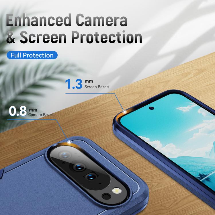 For Google Pixel 10 Pro XL Pioneer Armor Heavy Duty PC + TPU Phone Case(Blue) - Google Cases by buy2fix | Online Shopping UK | buy2fix