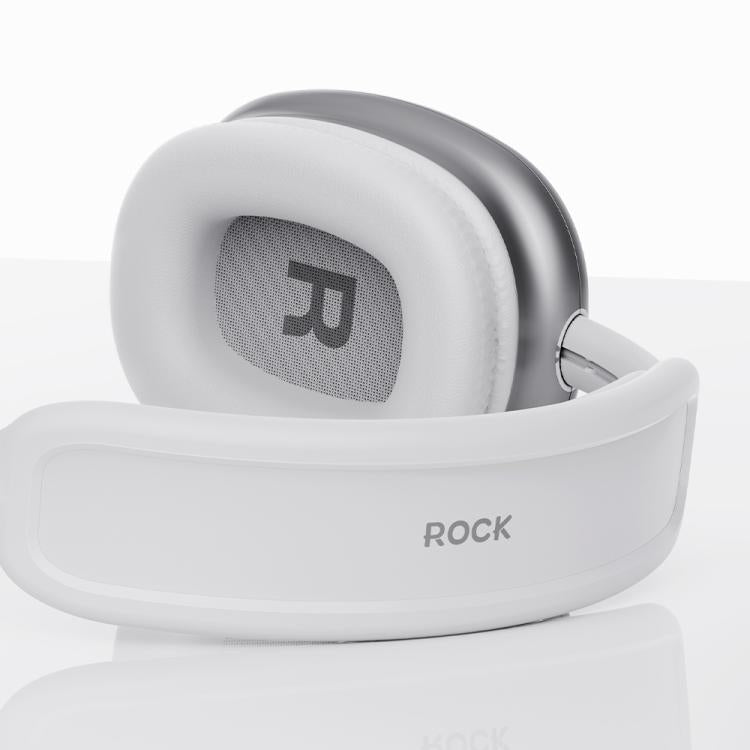 ROCK O5 Head-mounted Bluetooth 5.3 Wireless Headphones(Silver) - Headset & Headphone by ROCK | Online Shopping UK | buy2fix
