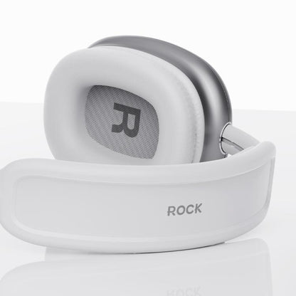 ROCK O5 Head-mounted Bluetooth 5.3 Wireless Headphones(Silver) - Headset & Headphone by ROCK | Online Shopping UK | buy2fix