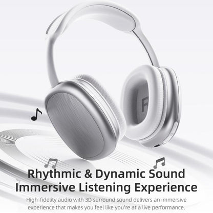 ROCK O5 Head-mounted Bluetooth 5.3 Wireless Headphones(Grey) - Headset & Headphone by ROCK | Online Shopping UK | buy2fix