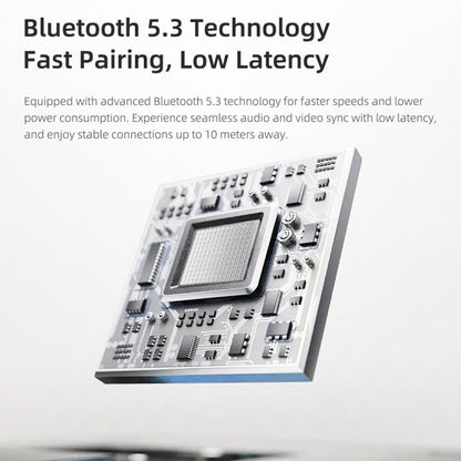 ROCK O5 Head-mounted Bluetooth 5.3 Wireless Headphones(Silver) - Headset & Headphone by ROCK | Online Shopping UK | buy2fix