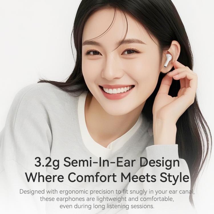 ROCK EB710 RAU0788 Bluetooth 5.3 Wireless Earphones(White) - Bluetooth Earphone by ROCK | Online Shopping UK | buy2fix