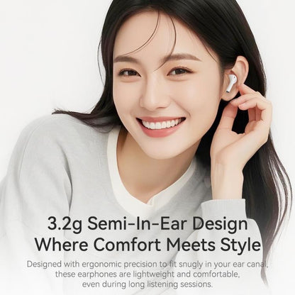 ROCK EB710 RAU0788 Bluetooth 5.3 Wireless Earphones(White) - Bluetooth Earphone by ROCK | Online Shopping UK | buy2fix