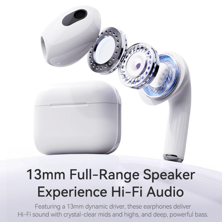 ROCK EB710 RAU0788 Bluetooth 5.3 Wireless Earphones(White) - Bluetooth Earphone by ROCK | Online Shopping UK | buy2fix