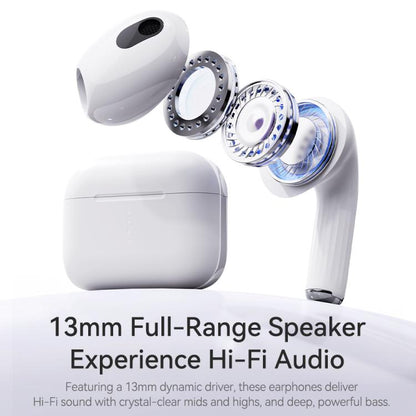ROCK EB710 RAU0788 Bluetooth 5.3 Wireless Earphones(White) - Bluetooth Earphone by ROCK | Online Shopping UK | buy2fix