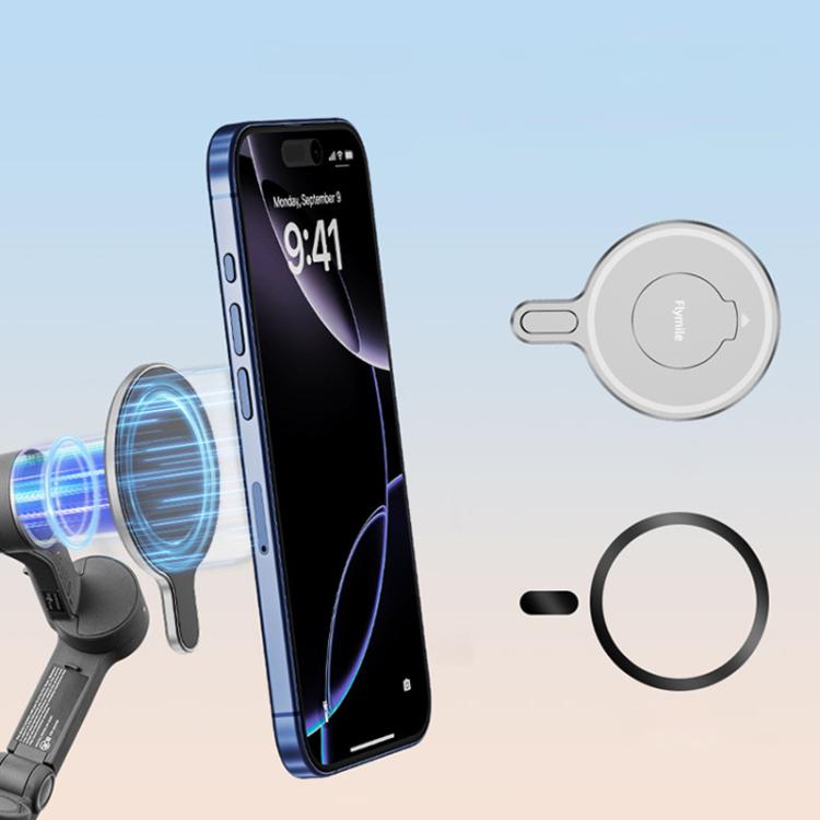 Magnetic MagSafe Adapter Phone Holder For DJI Osmo Mobile 6 / 7 / 7P(Silver) -  by buy2fix | Online Shopping UK | buy2fix