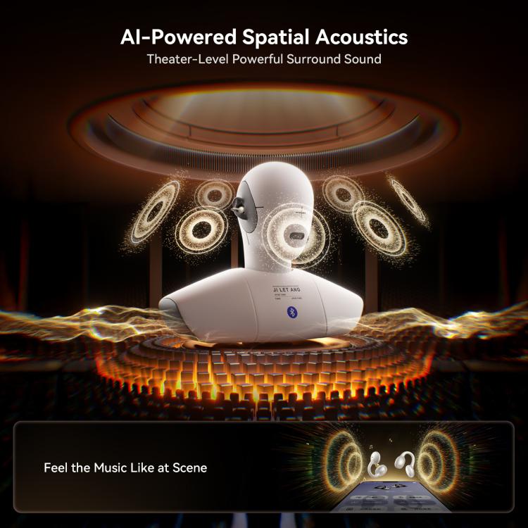 JOYROOM Openfree JR-OE3 Open True Wireless Bluetooth Earphone(White) - Bluetooth Earphone by JOYROOM | Online Shopping UK | buy2fix