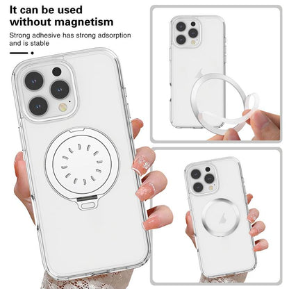 Magnetic MagSafe Aluminum Alloy Aromatherapy Mirror Bracket with Straps(White) - Ring Holder by buy2fix | Online Shopping UK | buy2fix