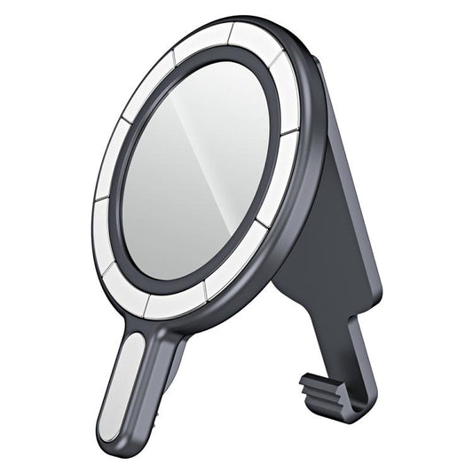 Magnetic MagSafe Phone Holder Belt Clip Electroplating Mirror Bracket(Grey) - Ring Holder by buy2fix | Online Shopping UK | buy2fix