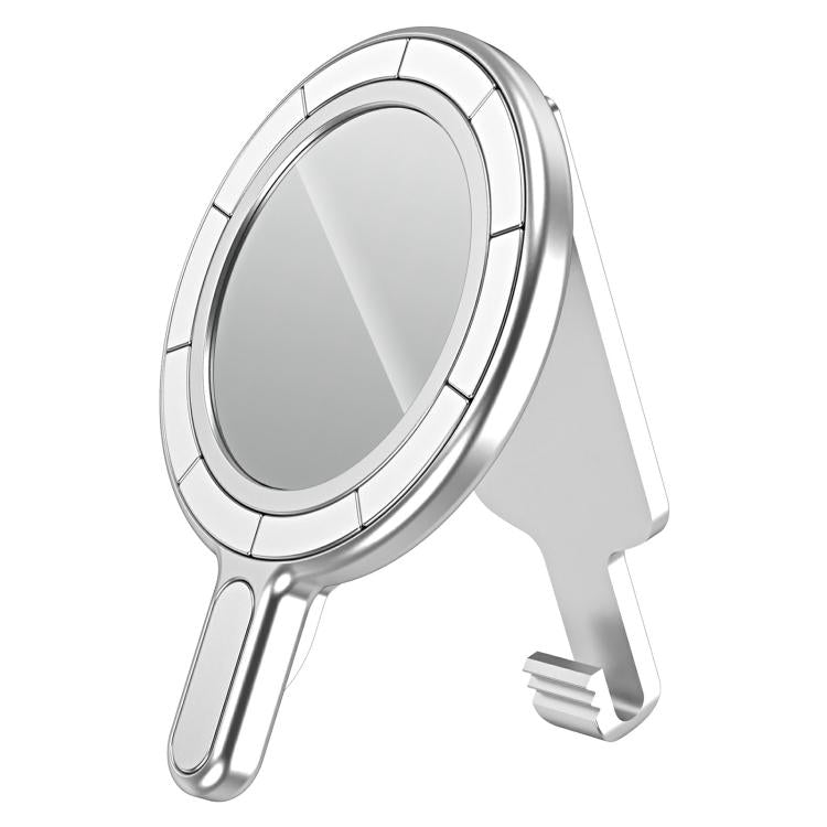 Magnetic MagSafe Phone Holder Belt Clip Electroplating Mirror Bracket(Silver) - Ring Holder by buy2fix | Online Shopping UK | buy2fix
