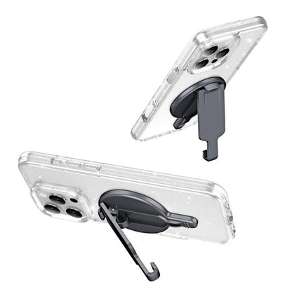 Magnetic MagSafe Phone Holder Belt Clip Electroplating Mirror Bracket(Silver) - Ring Holder by buy2fix | Online Shopping UK | buy2fix