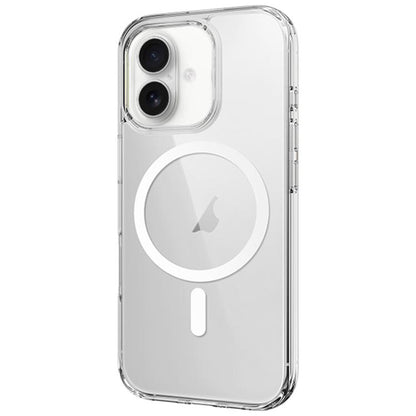 For iPhone 16 Plus ROCK JingDun Series Clear MagSafe PC Hybrid TPU Phone Case(Transparent) - iPhone 16 Plus Cases by ROCK | Online Shopping UK | buy2fix