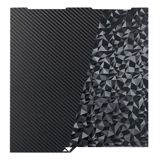 3D Printer Build Plate Spring Steel Sheet For ANYCUBIC 268x256mm, Style:PET Carbon Fiber + PEO Diamond Film - Parts by buy2fix | Online Shopping UK | buy2fix