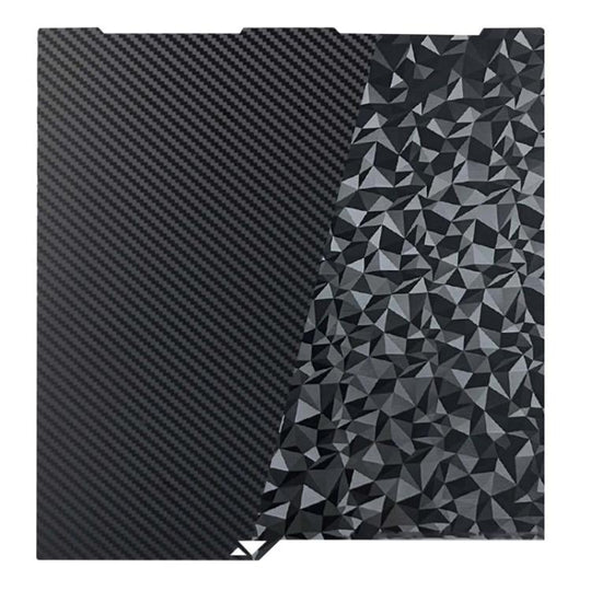 3D Printer Build Plate Spring Steel Sheet For ANYCUBIC 268x256mm, Style:PET Carbon Fiber + PEO Diamond Film