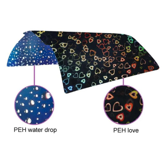 3D Printer Build Plate Spring Steel Sheet For ANYCUBIC 268x256mm, Style:Love + Water Drop PEH Film - Parts by buy2fix | Online Shopping UK | buy2fix