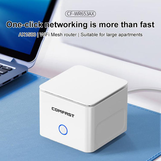 COMFAST CF-WR653AX 1500Mbps 2.4GHz / 5.8GHz Dual-Band Gigabit WiFi 6 Mesh Router, Plug:UK Plug - Wireless Routers by COMFAST | Online Shopping UK | buy2fix