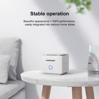 COMFAST CF-WR653AX 1500Mbps 2.4GHz / 5.8GHz Dual-Band Gigabit WiFi 6 Mesh Router, Plug:EU Plug - Wireless Routers by COMFAST | Online Shopping UK | buy2fix