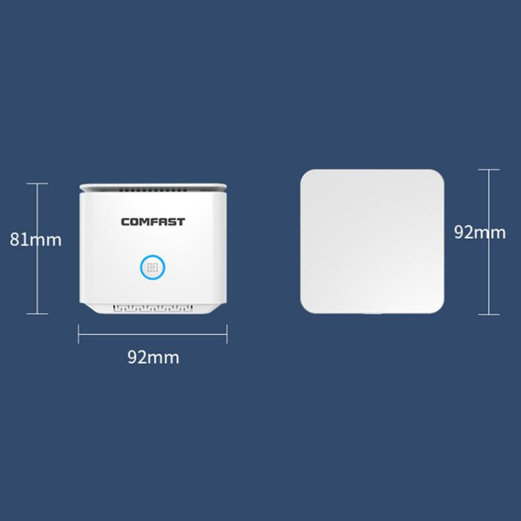 COMFAST CF-WR653AX 1500Mbps 2.4GHz / 5.8GHz Dual-Band Gigabit WiFi 6 Mesh Router, Plug:EU Plug - Wireless Routers by COMFAST | Online Shopping UK | buy2fix