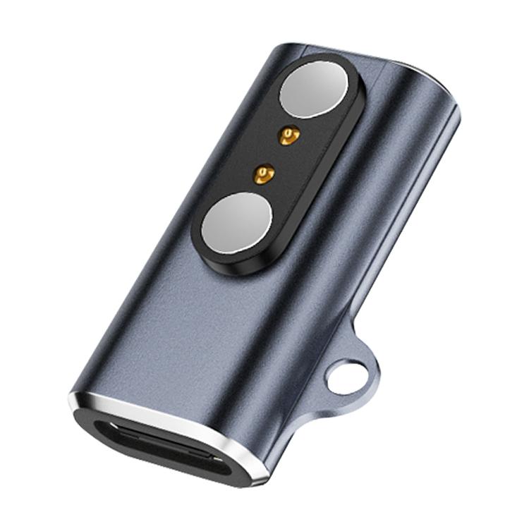 Smart Watch / Bone Conduction Earphone USB-C / Type-C Interface Adapter Converter, Type:2 Pin 2.8mm(Black) - Other Accessories by buy2fix | Online Shopping UK | buy2fix