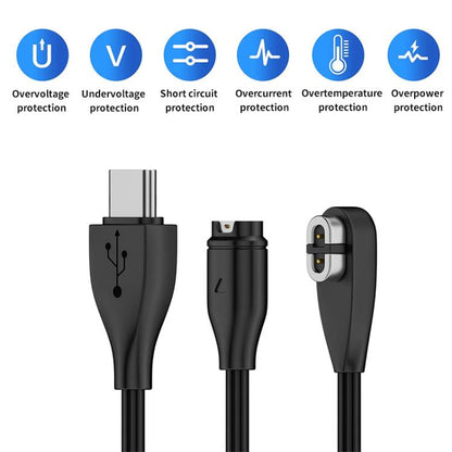 2 in 1 Earphone & Smart Watch Charging Adapter Cable for Shokz & Garmin, Interface:Type-C - Earphone Adapter by buy2fix | Online Shopping UK | buy2fix