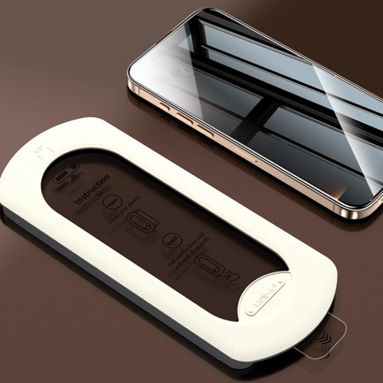 For iPhone 13 / 13 Pro / 14 Easy Install Box Dust-Free Privacy Tempered Glass Film - iPhone 14 Tempered Glass by buy2fix | Online Shopping UK | buy2fix