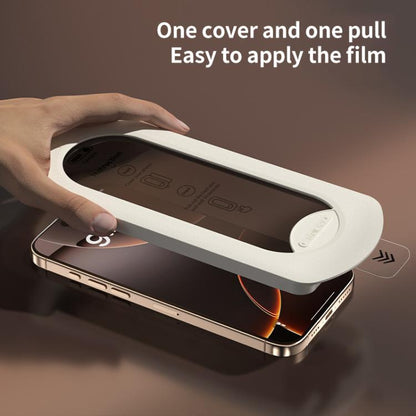For iPhone 13 / 13 Pro / 14 Easy Install Box Dust-Free Privacy Tempered Glass Film - iPhone 14 Tempered Glass by buy2fix | Online Shopping UK | buy2fix