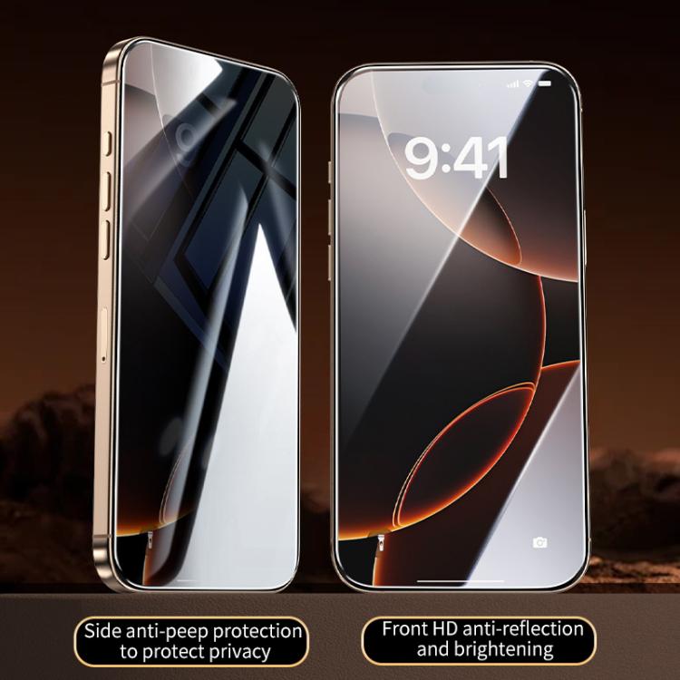 For iPhone 12 / 12 Pro Easy Install Box Dust-Free Privacy Tempered Glass Film - iPhone 12 / 12 Pro Tempered Glass by buy2fix | Online Shopping UK | buy2fix