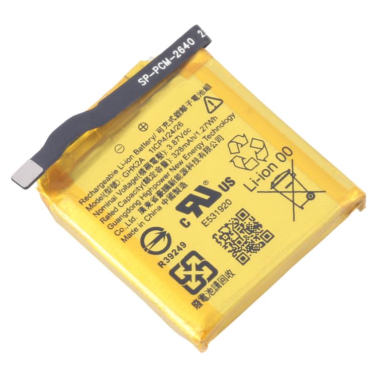 For Fitbit GHK2A 328mAh Battery Replacement - For Watch by buy2fix | Online Shopping UK | buy2fix