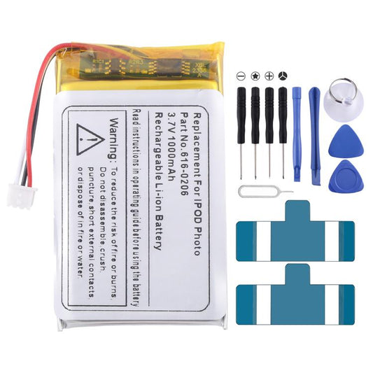 For iPod Photo 20G 30G 60G a1059 1099 616-0206 1000mAh Battery Replacement - For iPad & iPod Series by buy2fix | Online Shopping UK | buy2fix