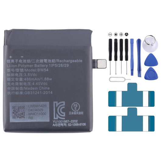 For Xiaomi S2 46mm M2207W1 BW54 486mAh Battery Replacement - For Watch by buy2fix | Online Shopping UK | buy2fix