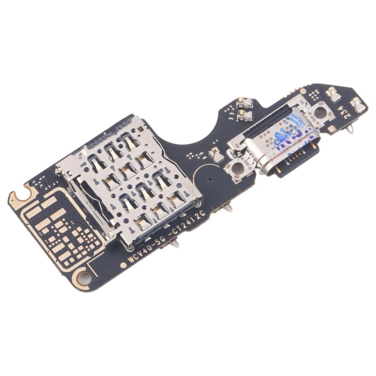 For vivo V40 5G V2348 Charging Port Board With SIM Card Holder Socket, Not Supporting Fast Charging - Charging Port Board by buy2fix | Online Shopping UK | buy2fix