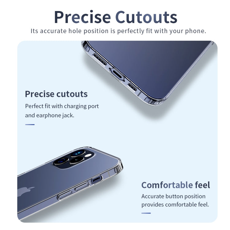 For iPhone 12 Pro Max Rock Early Series Transparent TPU Shockproof Protective Case(Transparent) - iPhone 12 Pro Max Cases by ROCK | Online Shopping UK | buy2fix