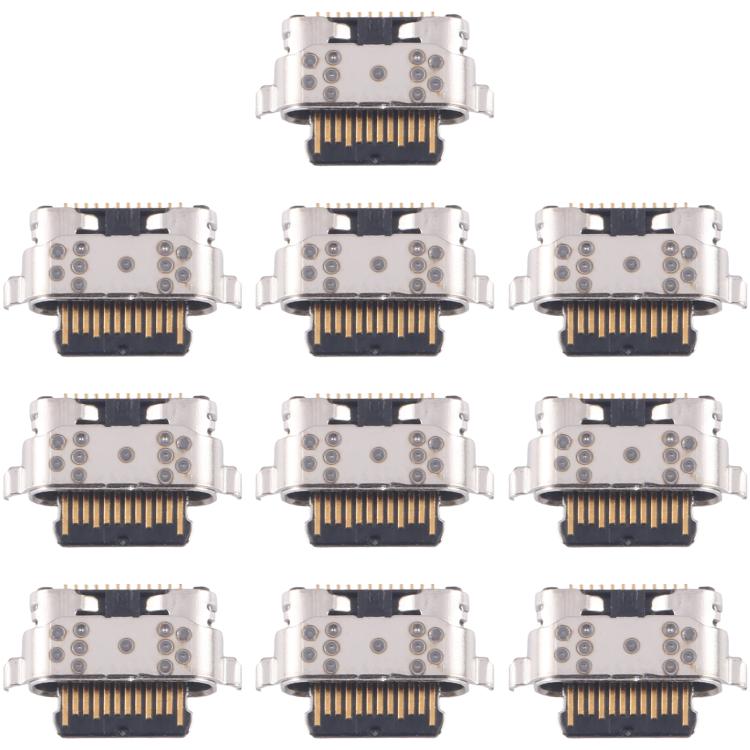 For Samsung Galaxy F52 SM-E526B 10pcs Original Charging Port Connector - Tail Connector by buy2fix | Online Shopping UK | buy2fix