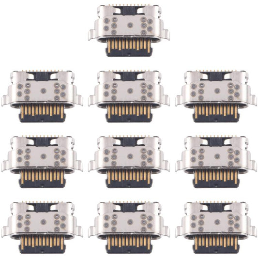 For Samsung Galaxy M02s SM-M025F 10pcs Original Charging Port Connector - Tail Connector by buy2fix | Online Shopping UK | buy2fix