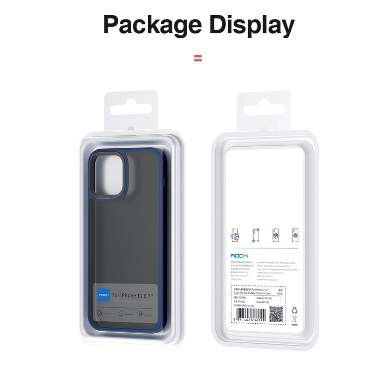 For iPhone 12 mini ROCK TPU+PC Udun Pro Skin Shockproof Protection Case(Black) - iPhone 12 mini Cases by ROCK | Online Shopping UK | buy2fix