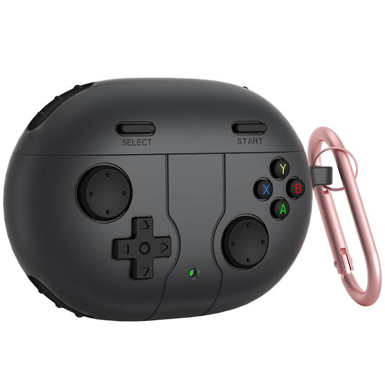 For Beats Studio Buds+ Retro Game Console Style Silicone Earbuds Case(Dark Grey)
