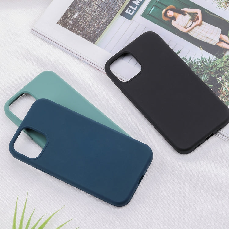 For iPhone 12 mini ROCK Liquid Silicone Shockproof Protective Case(Blue) - iPhone 12 mini Cases by ROCK | Online Shopping UK | buy2fix