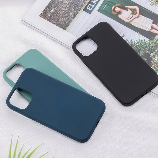 For iPhone 12 mini ROCK Liquid Silicone Shockproof Protective Case(Blue) - iPhone 12 mini Cases by ROCK | Online Shopping UK | buy2fix