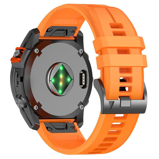 For Garmin 26mm Official Quick Release Silicone Watch Band(Orange)