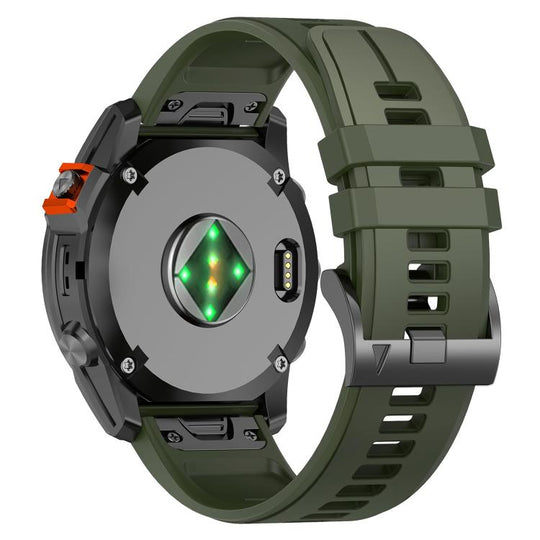 For Garmin 26mm Official Quick Release Silicone Watch Band(Army Green)