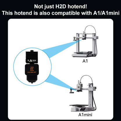 3D Printer Removable Nozzle Hot End For Bambu Lab H2D, Style:0.6mm Hardened Steel - Parts by buy2fix | Online Shopping UK | buy2fix